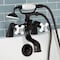 Kingston Brass Deck Mount Clawfoot Tub Faucet with Hand Shower, Oil Rubbed Bronze KS227PXORB - alternate 5